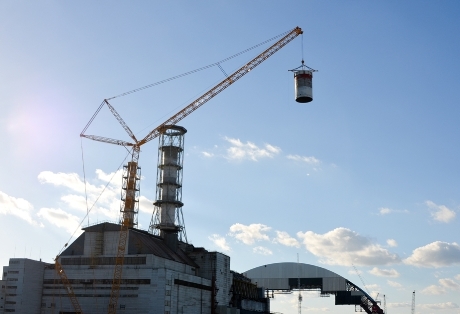 Chernobyl VS-2 stack removal 460 (SSE ChNPP)